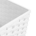 Prosperplast Vazonas su įdėklu Rato Square DRTS265 baltas Prosperplast Vazonas su įdėklu Rato Square DRTS265 baltas
