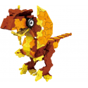 Japoniškas edukacinis konstruktorius LaQ "Dinosaur Triceratops & Pteranodon" (300 detalių, 4 "Hamacron" detalės (ratai ir jų ašy Japoniškas edukacinis konstruktorius LaQ "Dinosaur Triceratops & Pteranodon" (300 detalių, 4 "Hamacron" detalės (ratai ir jų ašy