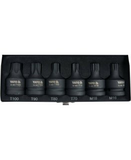 YATO IMPACT KIT. SHAFT KEYS. TORX / SPLINE