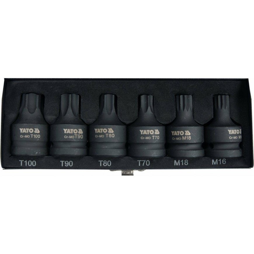 YATO IMPACT KIT. SHAFT KEYS. TORX / SPLINE