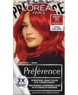 L'Oreal L&39Oreal Paris L&39OREAL_Preference Vivid Colors Hair dye 8.624 Bright red