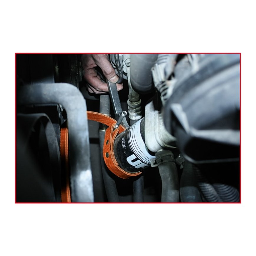 Õlifiltrivõti rihmaga, D140mm, KS Tools – 2