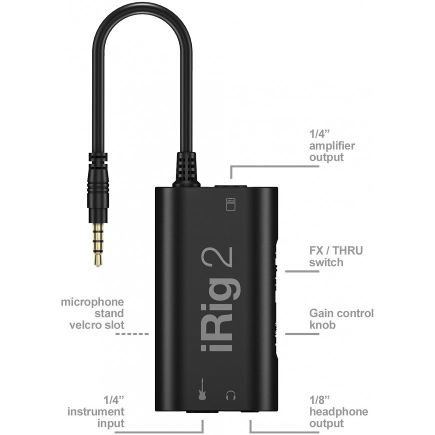IK Multimedia iRig 2 -kitarasovitin – 3