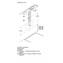 Bosch Serie 6 DWK65DK20 pliidikubu Seinale paigaldatav Valge 430 m3/h A Bosch Serie 6 DWK65DK20 pliidikubu Seinale paigaldatav Valge 430 m3/h A