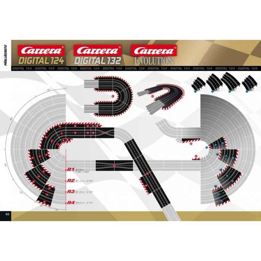 Carrera Outer Shoulder, 4/15° Turn (12), Last Section (2) – 5