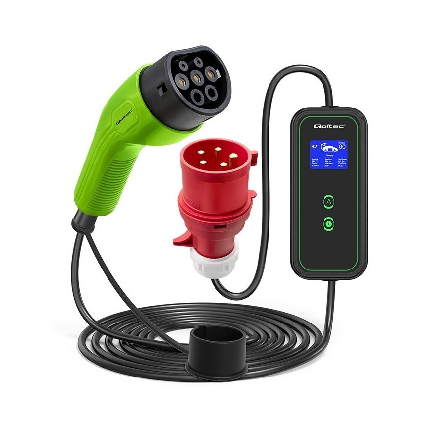 Qoltec QOLTEC 52471 Mobile charger for EV 2in1 – 2