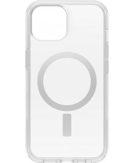 Otterbox Symmetry Clear for MagSafe -suojakuori, iPhone 15 / 14 / 13, kirkas