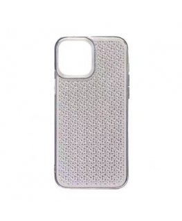iLike Apple iPhone 13 Silicone case Shine Transparent Black