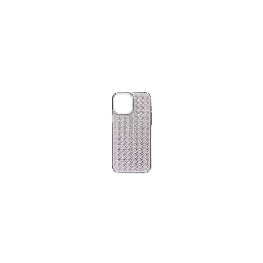iLike Apple iPhone 13 Silicone case Shine Transparent Black