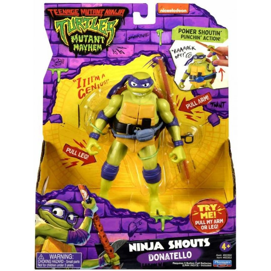 Ninja TMNT Figure Ninja Shouts Donatello