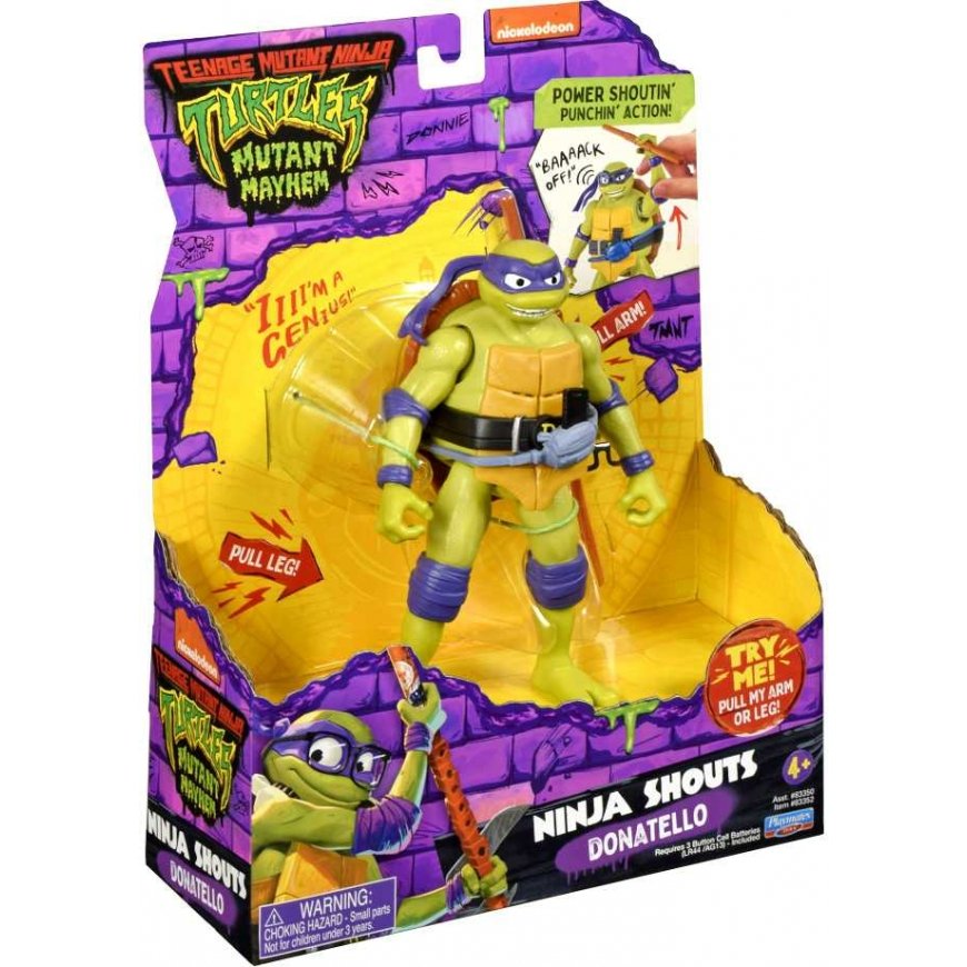 TMNT Figure Ninja Shouts Donatello, 83352 – 2
