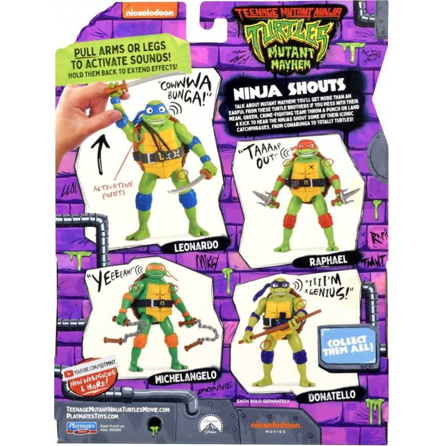 TMNT Figure Ninja Shouts Donatello, 83352 – 3