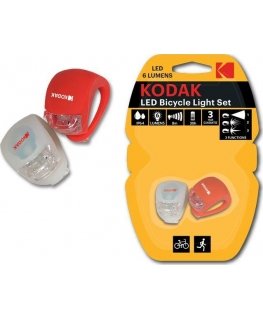 Kodak lamps for bicycles/scooters Led Kodak 2 pcs. front and back Ip64 (SB5134)