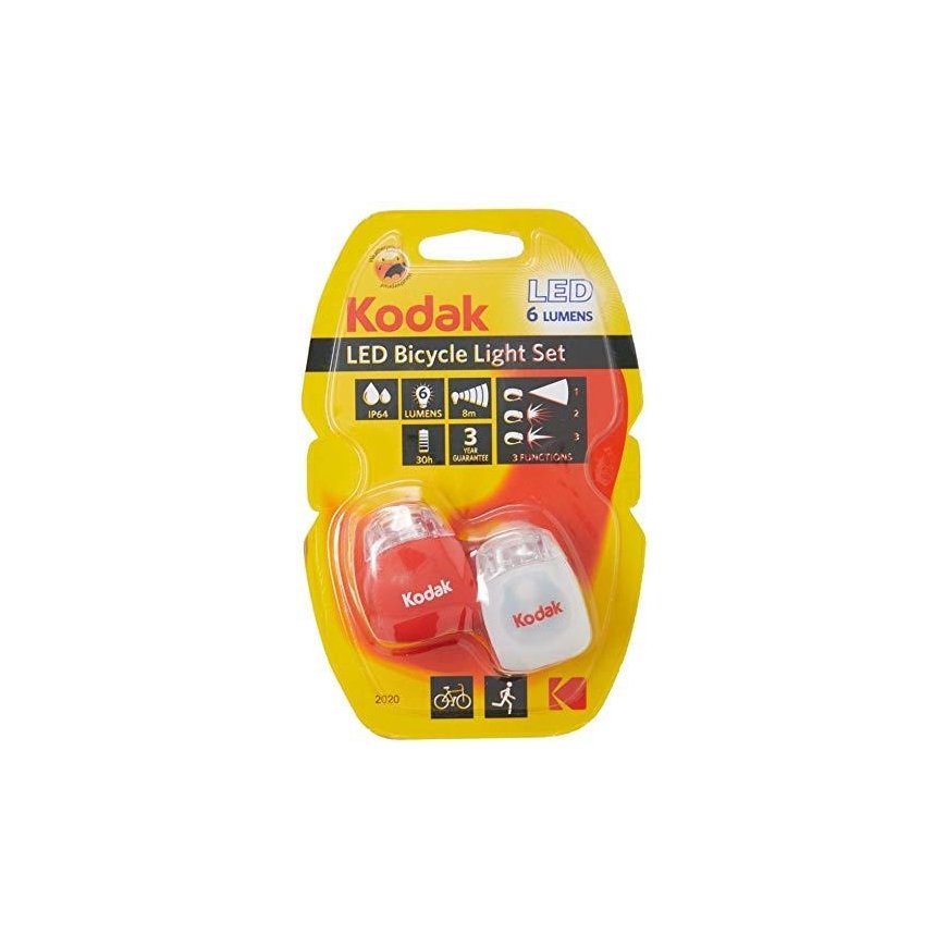 Kodak lamps for bicycles/scooters Led Kodak 2 pcs. front and back Ip64 (SB5134) – 2