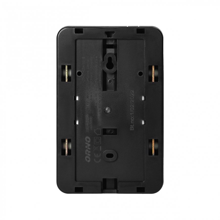 Orno Two-tone electromechanical bell BREVIS MAXI AC, 230V, black – 5