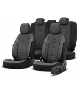Otom Car Seat Cover Set for Oto Throne 102 Smoked 3 Zip