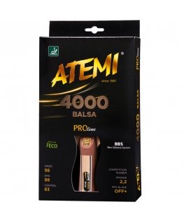 Atemi 4000 Balsa anatomical ping pong racket