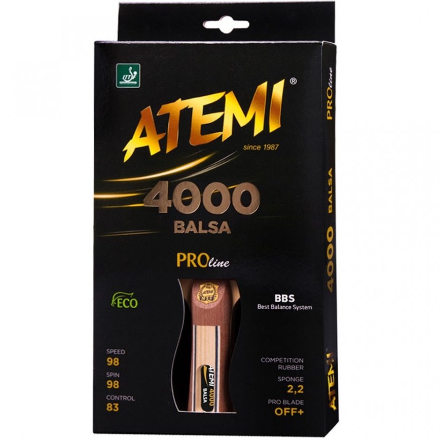 Atemi 4000 Balsa anatoomiline pingpongi reket