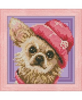 Beldizart Diamond Painting Kit Chihuahua 15х15cm AZ-1569