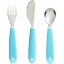 MUNCHKIN Cutlery Set, Splash, Blue, 3 Piece, 90253 MUNCHKIN Cutlery Set, Splash, Blue, 3 Piece, 90253