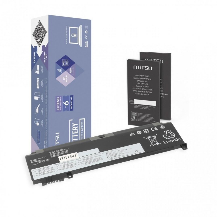 Mitsu Bateria do T460s / T470s 2140 mAh (24 Wh) 11.1-10.8 V – 3