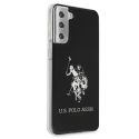 Dėklas Us Polo Assn US POLO US Polo USHCS21MTPUHRBK S21+ G996 juoda/juodas blizgus didelis logotipas