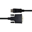 Deltaco 00110010 video cable adapter 3 m DisplayPort DVI Black Deltaco 00110010 video cable adapter 3 m DisplayPort DVI Black