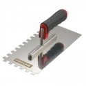 Proline Stainless steel spatula 270 * 130 mm tooth 8 * 8 double-winged handle, aluminum proline