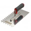 Proline Stainless steel spatula 270 * 130 mm tooth 8 * 8 double-winged handle, aluminum proline