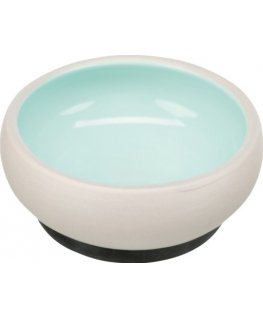 Trixie Bowl, for cats, ceramic, 0.3 l / o 11 cm, with rubber base, various colors