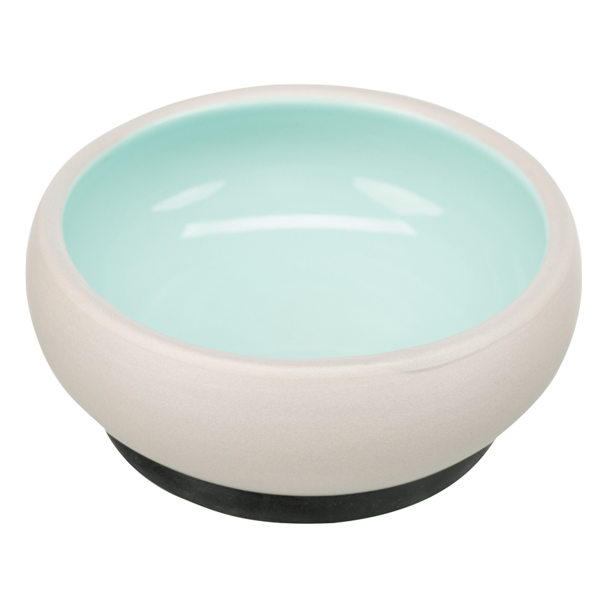 Trixie Bowl, for cats, ceramic, 0.3 l / o 11 cm, with rubber base, various colors – 2