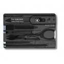 Victorinox SwissCard Classic Melns, Caurspīdīgs ABS sintētika Victorinox SwissCard Classic Melns, Caurspīdīgs ABS sintētika