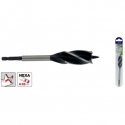 Tivoli Wood drill bit 18 mm, four-sided, 1/4 hex shank Tivoli Wood drill bit 18 mm, four-sided, 1/4 hex shank