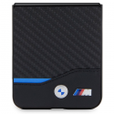 Case BMW BMHCZF522NBCK Sam Z Flip5 F731 black|black Leather Carbon