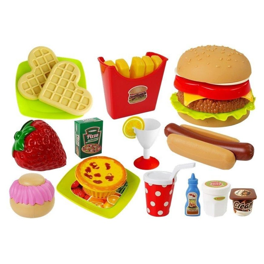 Lean Cars Lean Sport Set Hamburger with fast food – 3