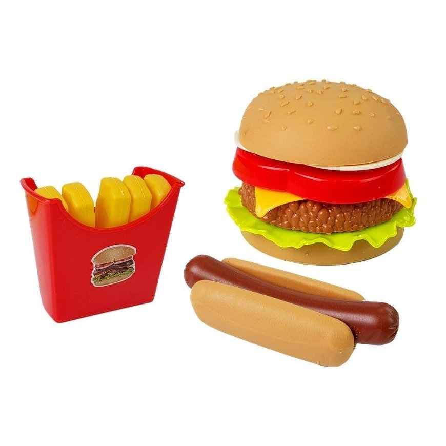 Lean Cars Lean Sport Set Hamburger with fast food – 4