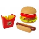 Lean Cars Lean Sport Set Hamburger with fast food