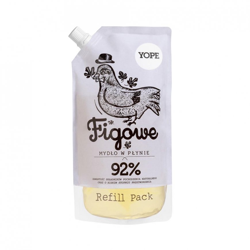 Yope Fig liquid soap 500 ml - refill pack
