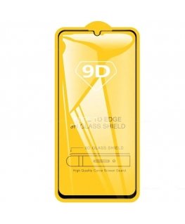 RoGer Full Face 9D Tempered Glass Aizsargstikls Pilnam Ekrānam Samsung Galaxy A13 4G / A13 5G Melns