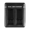 2-slot charger Puluz PU919B for GoPro Hero 11 / Hero 10 / Hero 9 2-slot charger Puluz PU919B for GoPro Hero 11 / Hero 10 / Hero 9