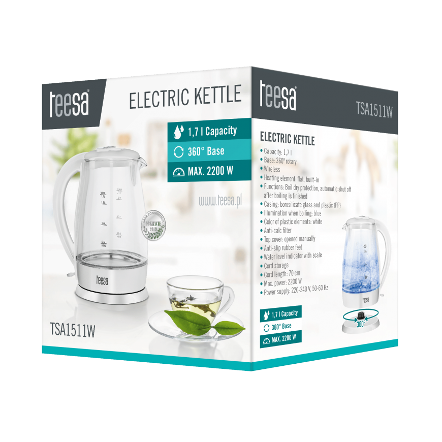 Teesa Wireless Kettle – 5