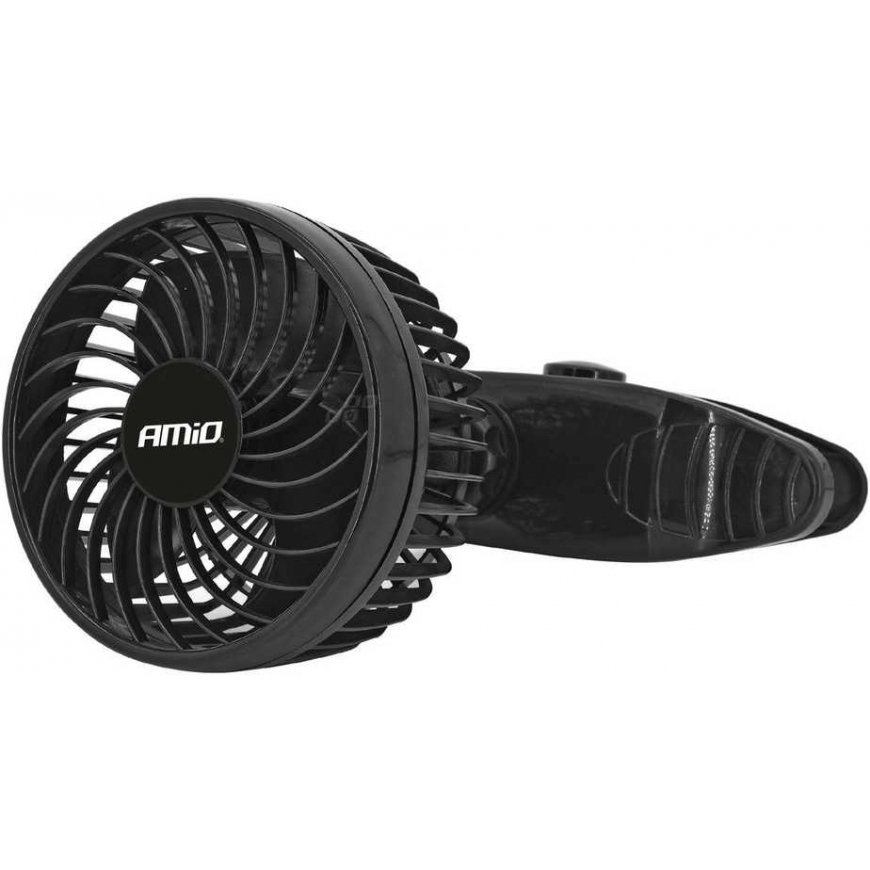 AMiO Wiatrak car fan with clip