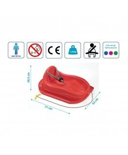 Enero Mini red plastic sled
