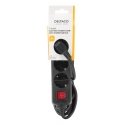 Deltaco GT-0361 power extension 3 m 3 AC outlet(s) Indoor Black Deltaco GT-0361 power extension 3 m 3 AC outlet(s) Indoor Black