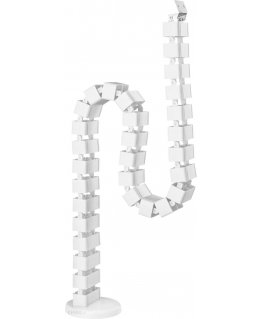 Cable Management WP Cable Management, Adjustable cable cover, White, 1.3m, Powerton