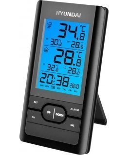 Hyundai WS1070B meteorologinė stotis juoda