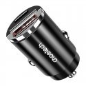 Car Charger Choetech TC0006 1x USB-A, 1x USB-C 30W PD 3.0 (black) Car Charger Choetech TC0006 1x USB-A, 1x USB-C 30W PD 3.0 (black)
