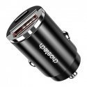 Car Charger Choetech TC0006 1x USB-A, 1x USB-C 30W PD 3.0 (black) Car Charger Choetech TC0006 1x USB-A, 1x USB-C 30W PD 3.0 (black)