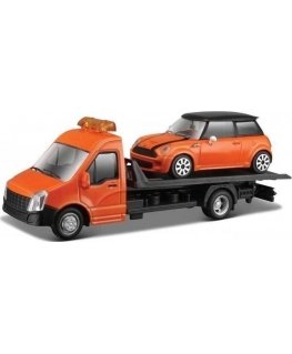 BBURAGO Street Fire Transport W Mini Cooper S 1:43 BBURAGO