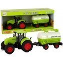 Lean Cars Traktorius su didele priekaba Green Farm Lean Cars Traktorius su didele priekaba Green Farm